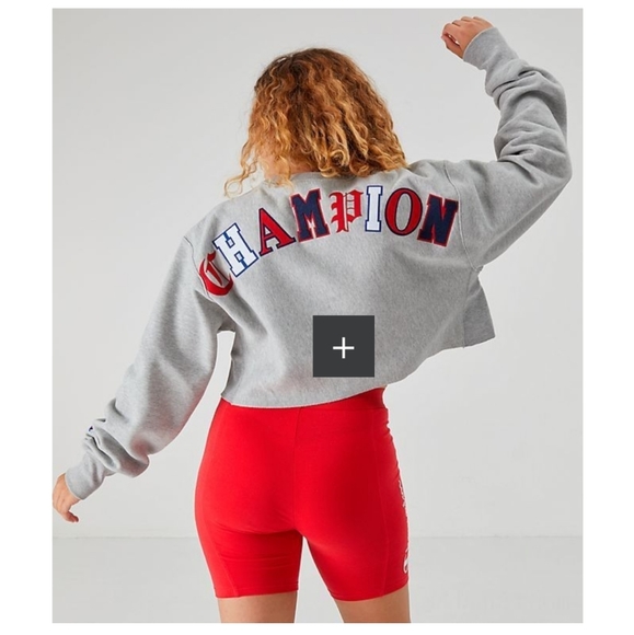 SOLD.  Champion cropped sweatshirt - Picture 5 of 5